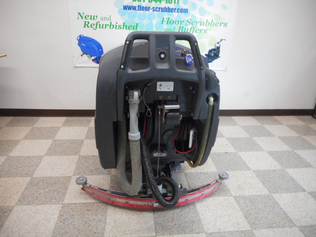 rear view of an advance 34 rst floor cleaner machine scrubber for warehouse