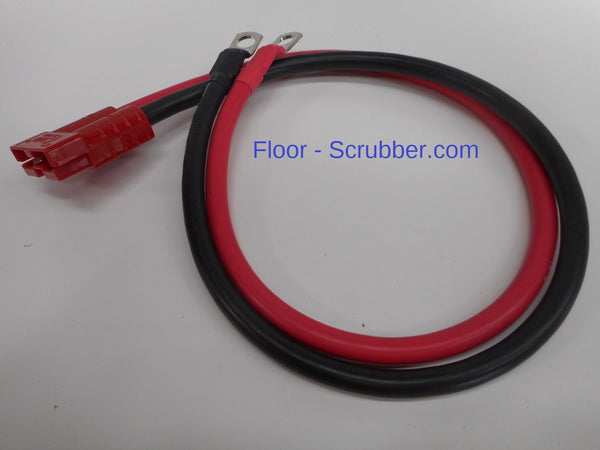 Battery Charger Cord 6GA 24 with SB50 Red Plug with 3/8 Eyelets