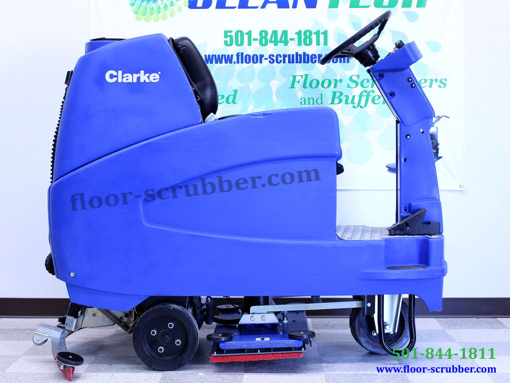 Ride on floor cleaner scrubber Clarke Boost