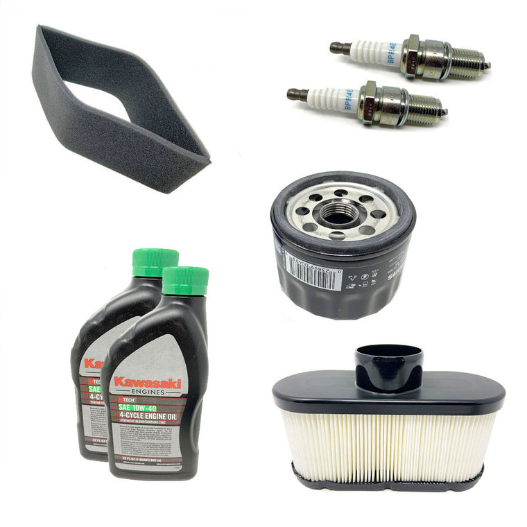 18HP KAWASAKI PROPANE BUFFER MAINTENANCE KIT SPARK PLUGS OIL  FILTER AIR FILTER