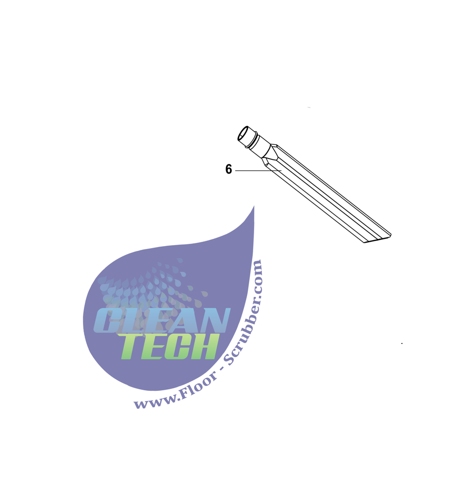 Clarke 147 1386 500 Crevice Tool, 1.5 in. / 38 mm
