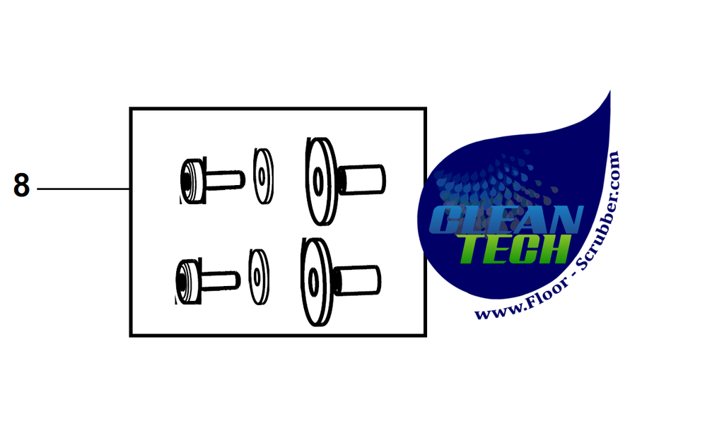 Clarke 147 1246 600 Screw Kit for Harness Premium 1471246600