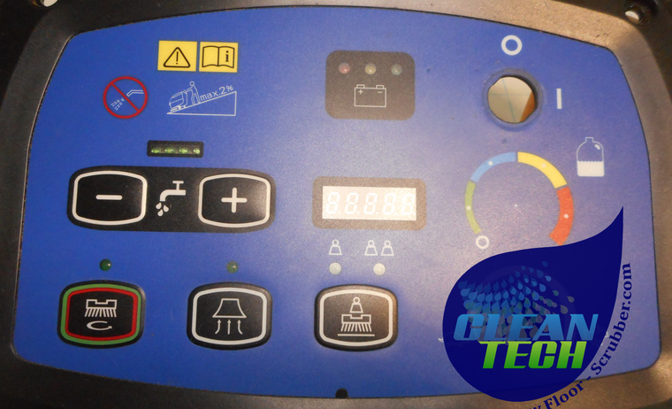 Clarke VS13035 CONTROL PANEL DECAL