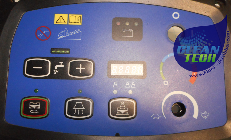 Clarke VS13036 CONTROL PANEL DECAL