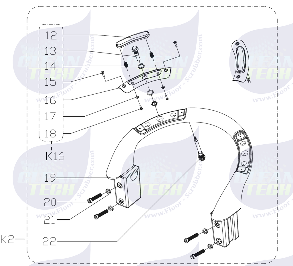 VS13728 handle kit ca60

