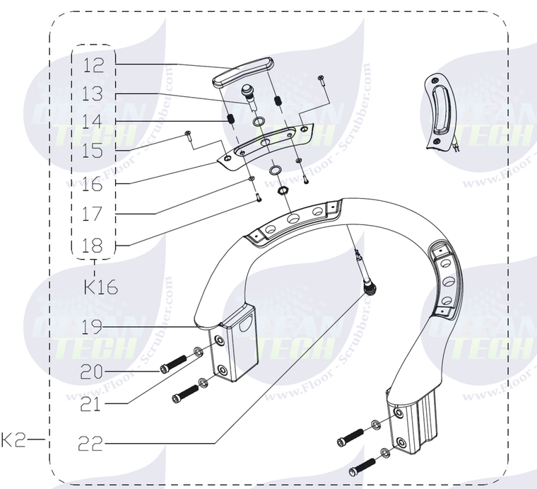 VS13728 handle kit ca60
