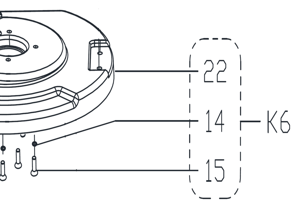 Clarke Viper VS10128 MOTOR FIXING PLATE KIT