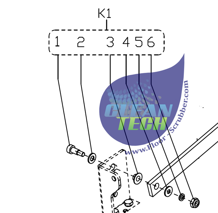 Clarke Viper VS10134 SCREW KIT