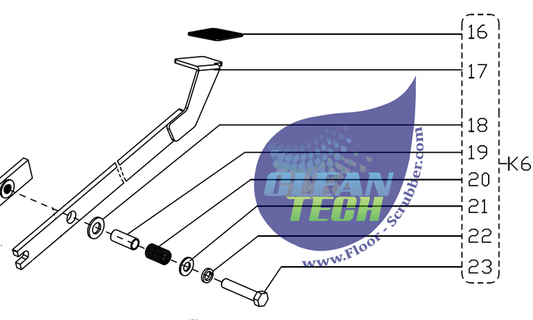 Clarke Viper VS10140 Pedal kit