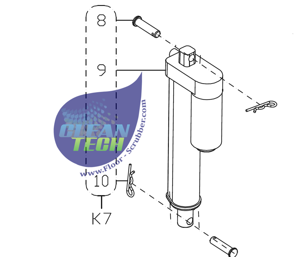 Clarke Viper VS13762 ACTUATOR KIT