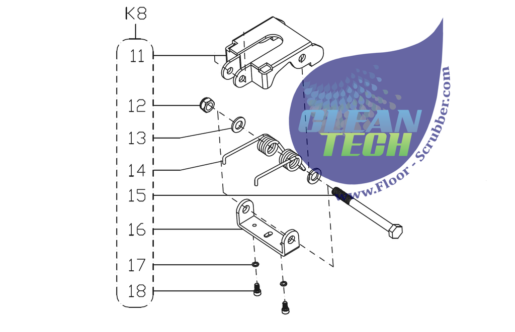 Clarke Viper VS13763 SPRING HOLDER KIT