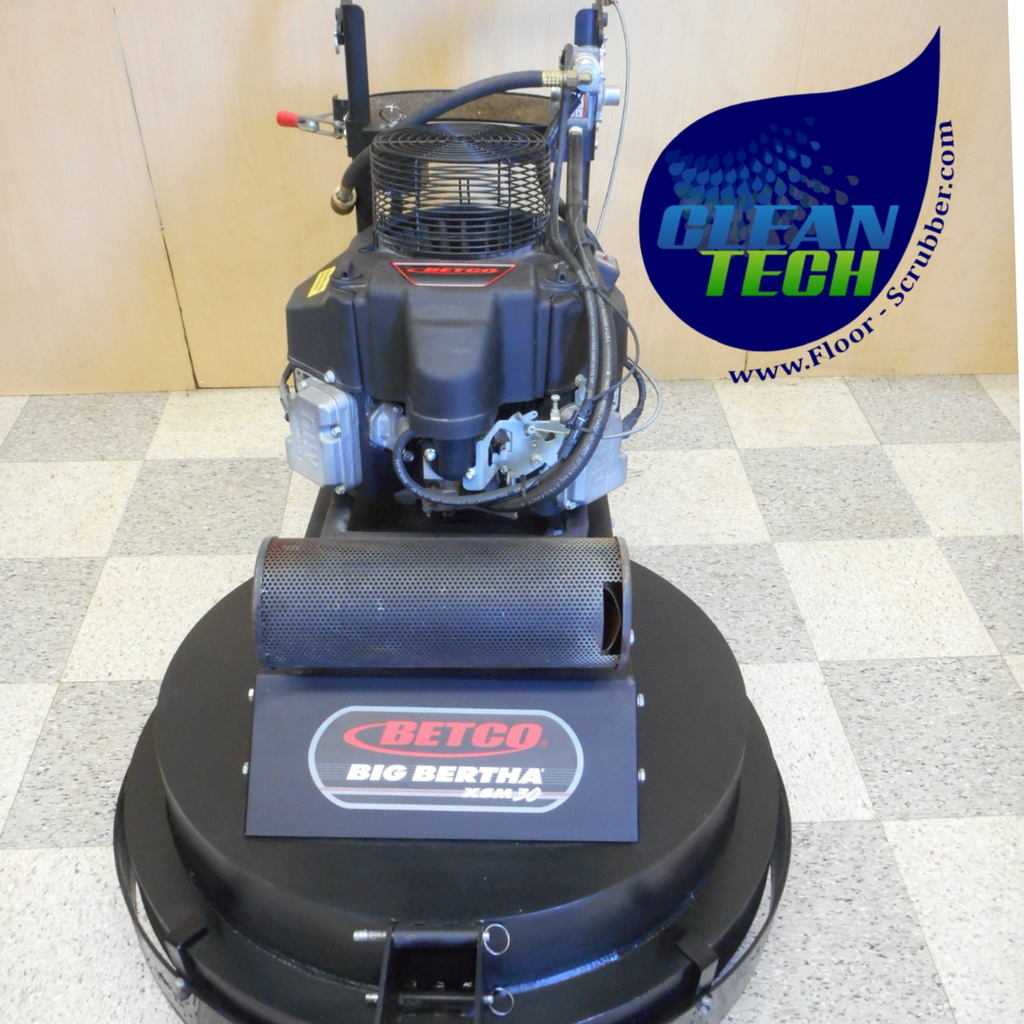 Betco Big Bertha XSM30 30" Propane Extreme Strip and Scrub Machine Floor Stripper 71 Hours