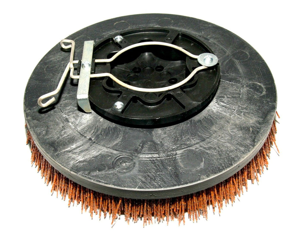 Set (2) Tennant Nobles 1220228, 1018457, 4037183 SSR T7 13" Heavy Grit Floor Scrubber  Brushes