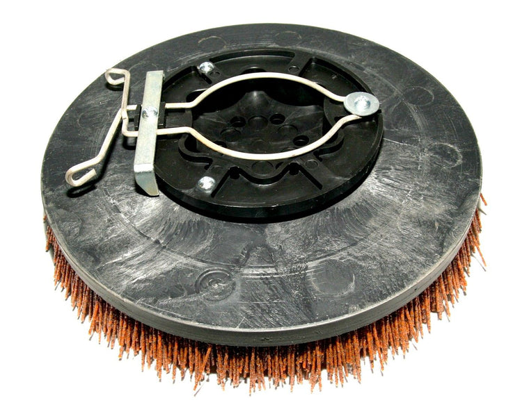 Set (2) Tennant Nobles 1220228, 1018457, 4037183 SSR T7 13" Heavy Grit Floor Scrubber  Brushes