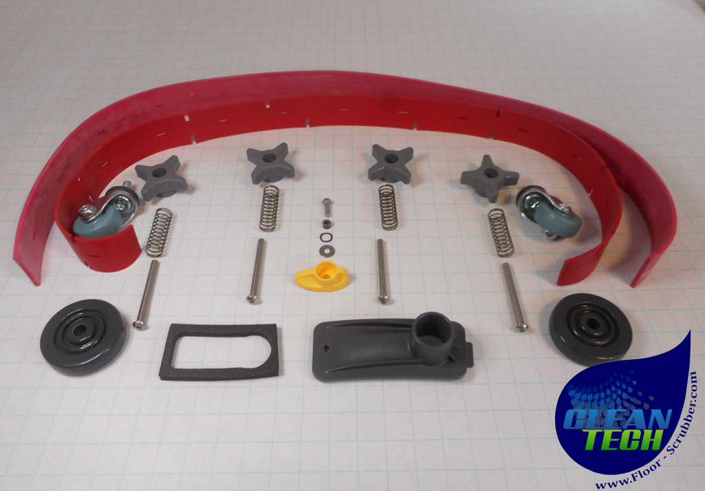 Tennant Nobles T500e T500 SS500 Squeegee Assembly Repair Rebuild Kit 26" 650