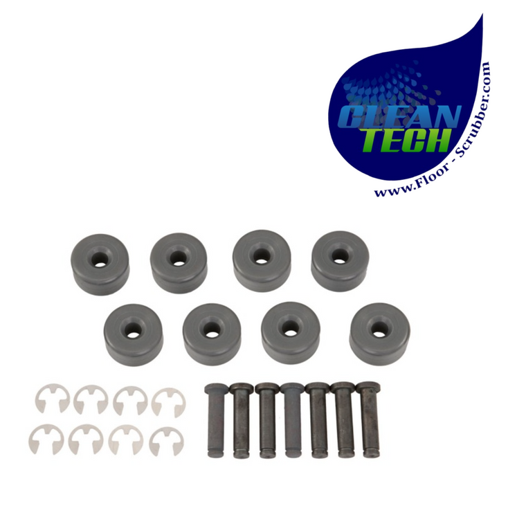 Tennant 9008581 4013184 Wheel Kit, Sqge, W/ Hdwr