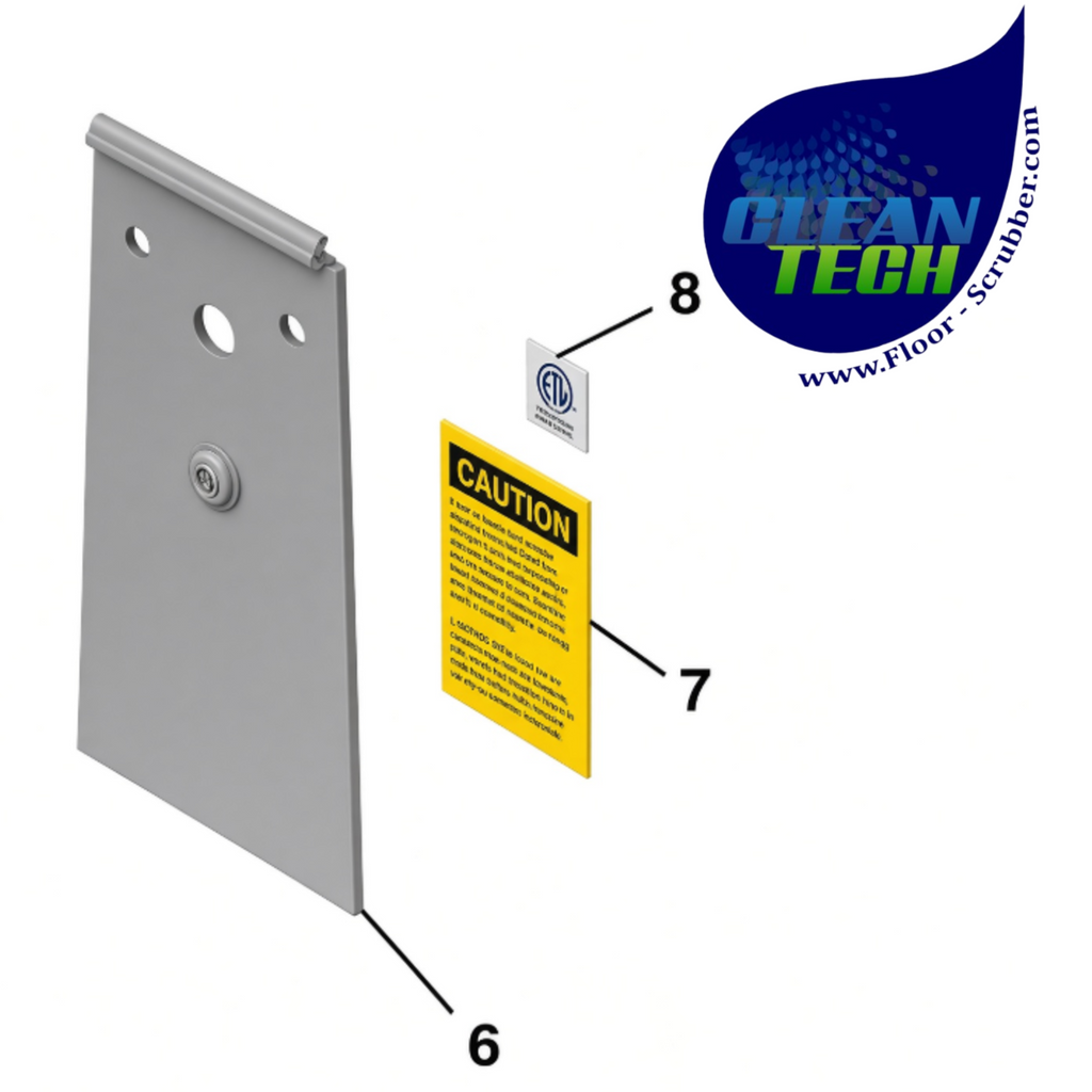 Tennant 9004277 4017489 Cover Kit, Column, W/ Label [3gal 120v]