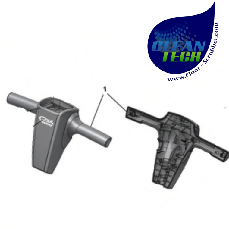Tennant 9004320 4017789 Cover, Handle Front/rear Tennant T1 Kit