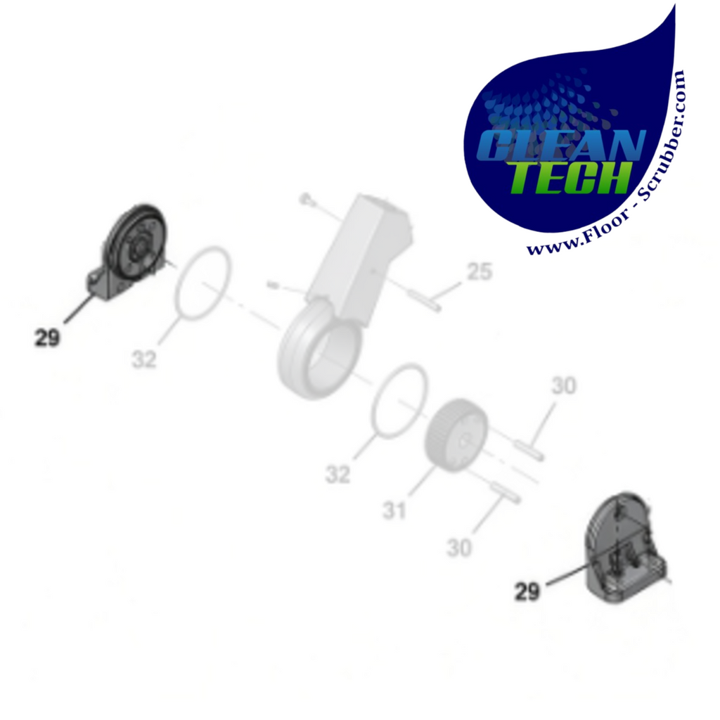Tennant 1000307 4042294 Handle, Pivot, Half