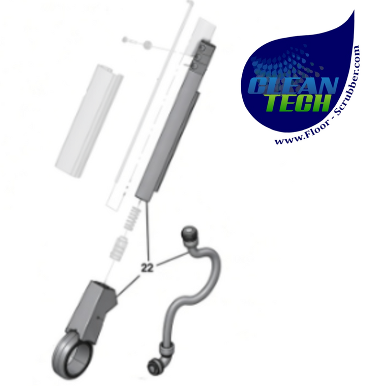 Tennant 1045239 4042491 Tube, Assy, Handle [w/harnesses]