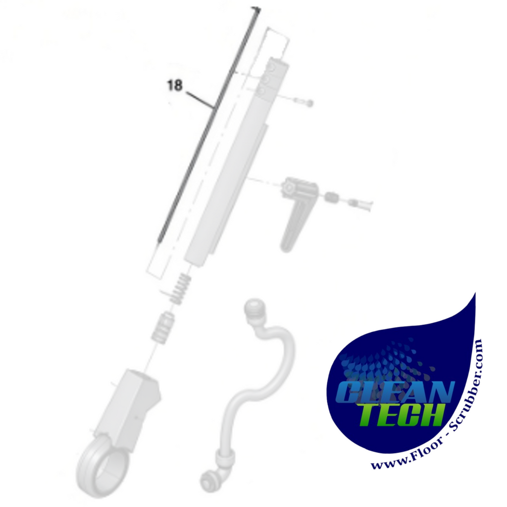 Tennant 1034180 4045210 Rod, Release [trex]