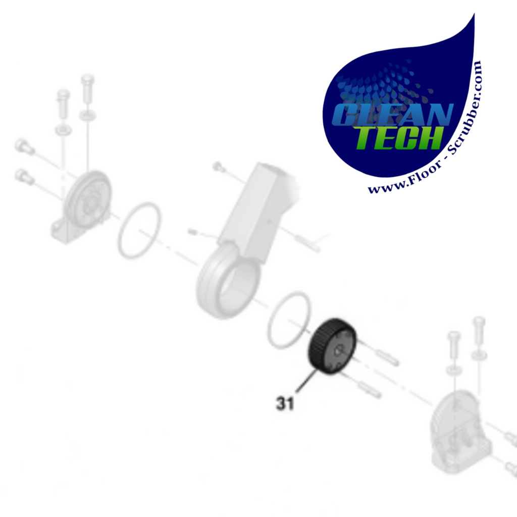 Tennant 1034872 4045289 Gear, Lock, Handle