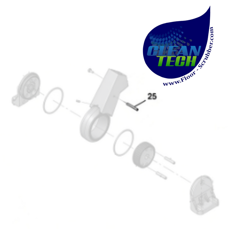 Tennant 1034924 4045359 Pin, Roll, 04mmd X 40mml