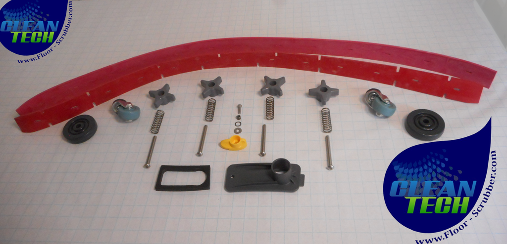 Squeegee blade set Linatex: 9015737, 4023959
 Inner and Outer Blades: ;1221572, 1232679  Rebuild Kit T500e T600e