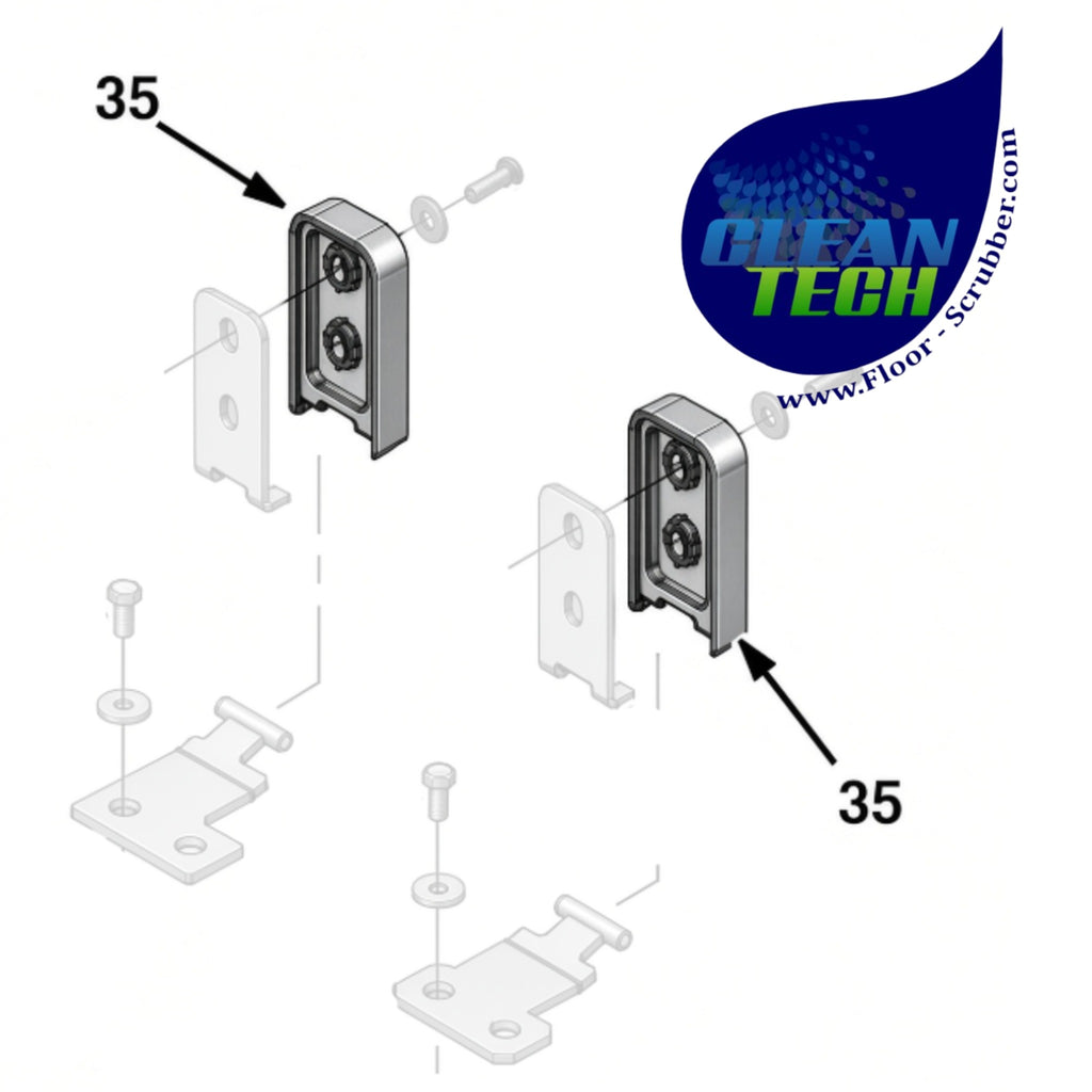 Tennant 1011752 1018304 Hinge Wldt, Tank