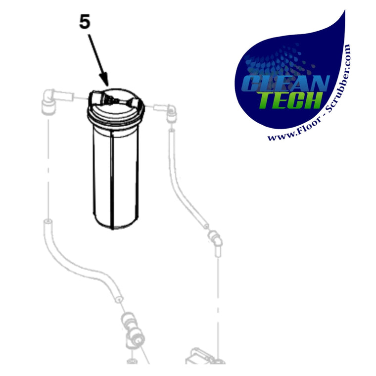 Tennant 9013646 4025507 Cartridge, Ec-h2o Nanoclean Wcm, 270ml