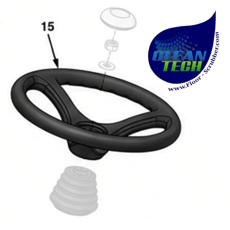 Tennant 1268481 4029991 Wheel, Steering, 320mm