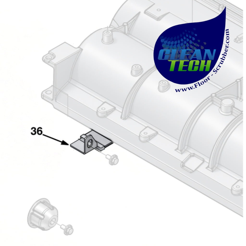 Tennant 1029358 4031352 Deflector, Water, Cyl Head