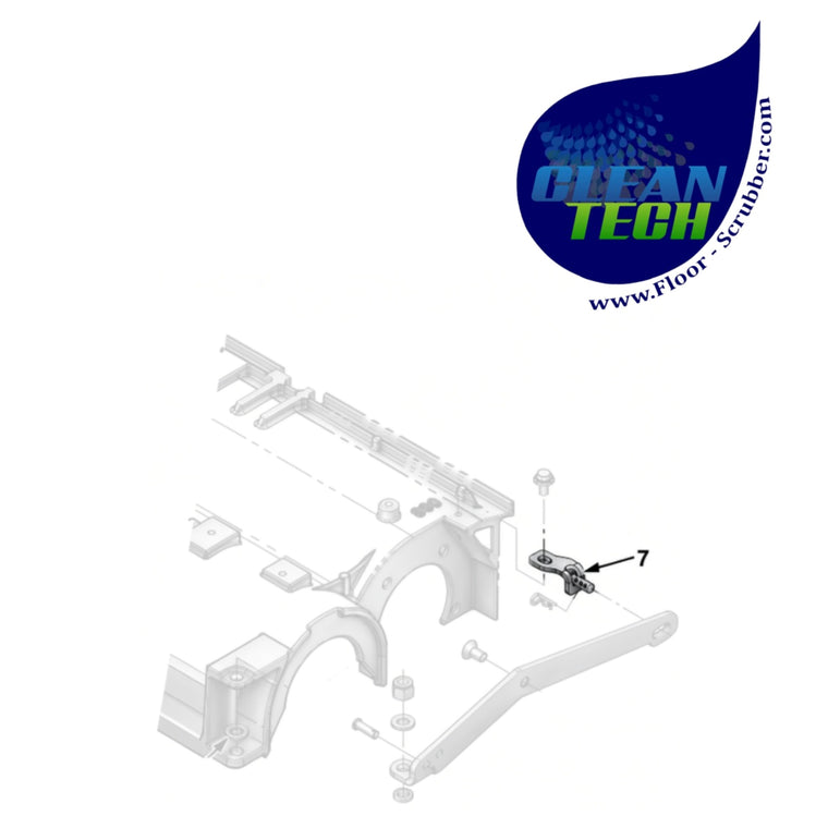 Tennant 1029380 4031355 Angle Wldt, Stop, Lh