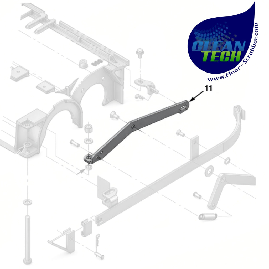 Tennant 1030365 4031417 Arm, Mtg, Link, Lh Sqge, Cylrcl Head