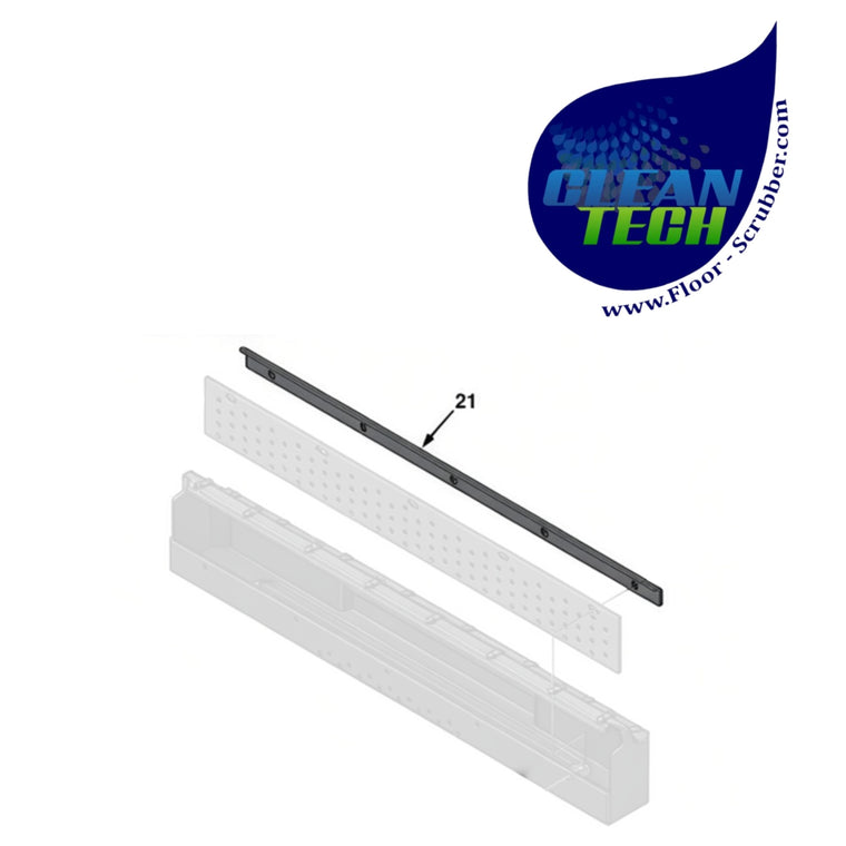 Tennant 1025150 4033881 Lip, Tray, Debris, Scb Head, 80cm