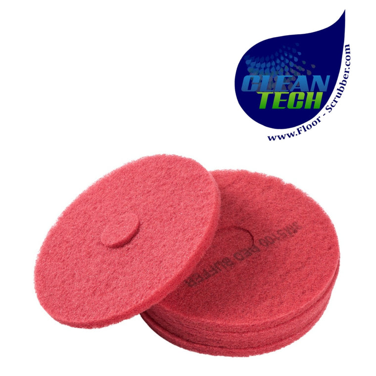 Tennant 1243355 4034078 Pad, Buff, 16.0d, Red [1pick=1ctn]