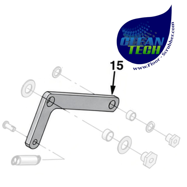 Tennant 25709 4035447 Bellcrank, Lift, Sqge