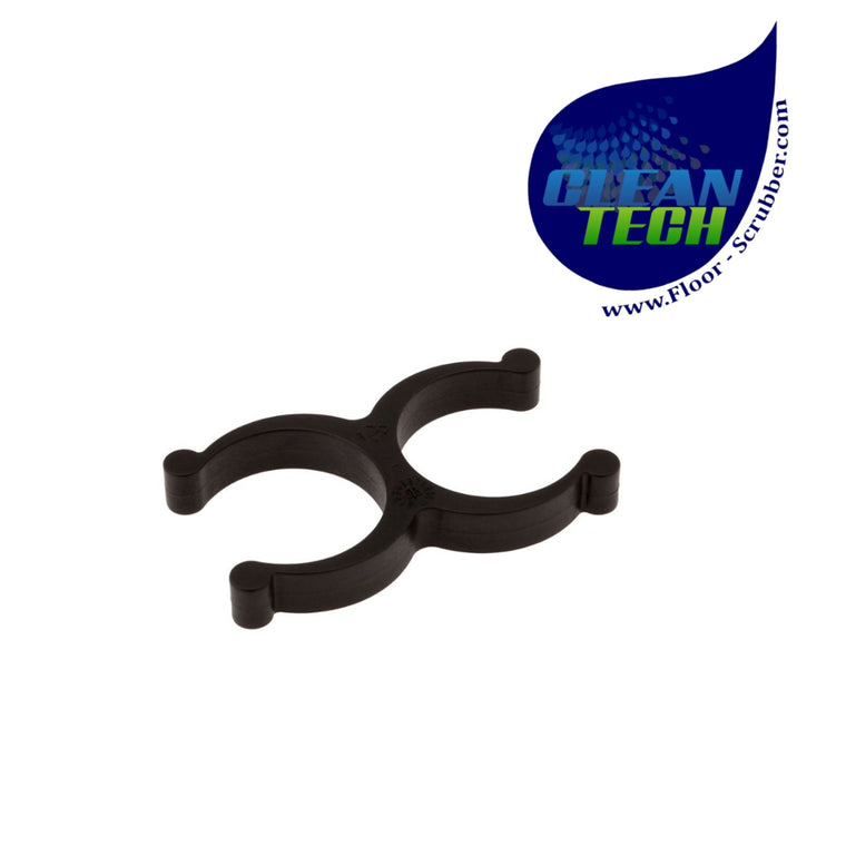 Tennant 1014079 4037596 Clip, Grip, Hose, 1.50id, Dbl, Blk Pyp