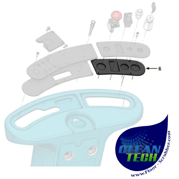 Tennant 1014080 4037597 Gasket, Panl, Instmt, Rh