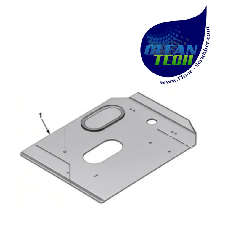 Tennant 1015406 4038293 Plate, Seat, W/ Label