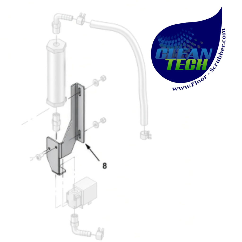 Tennant 1048490 4039728 Bracket, Valve