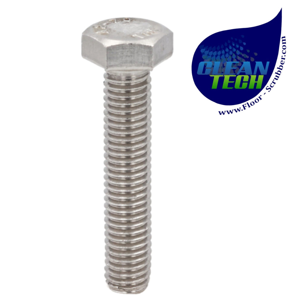 Tennant 09026 4041946 Screw, Hex, M8 X 1.25 X 40, Ss (cylindrical Brush)