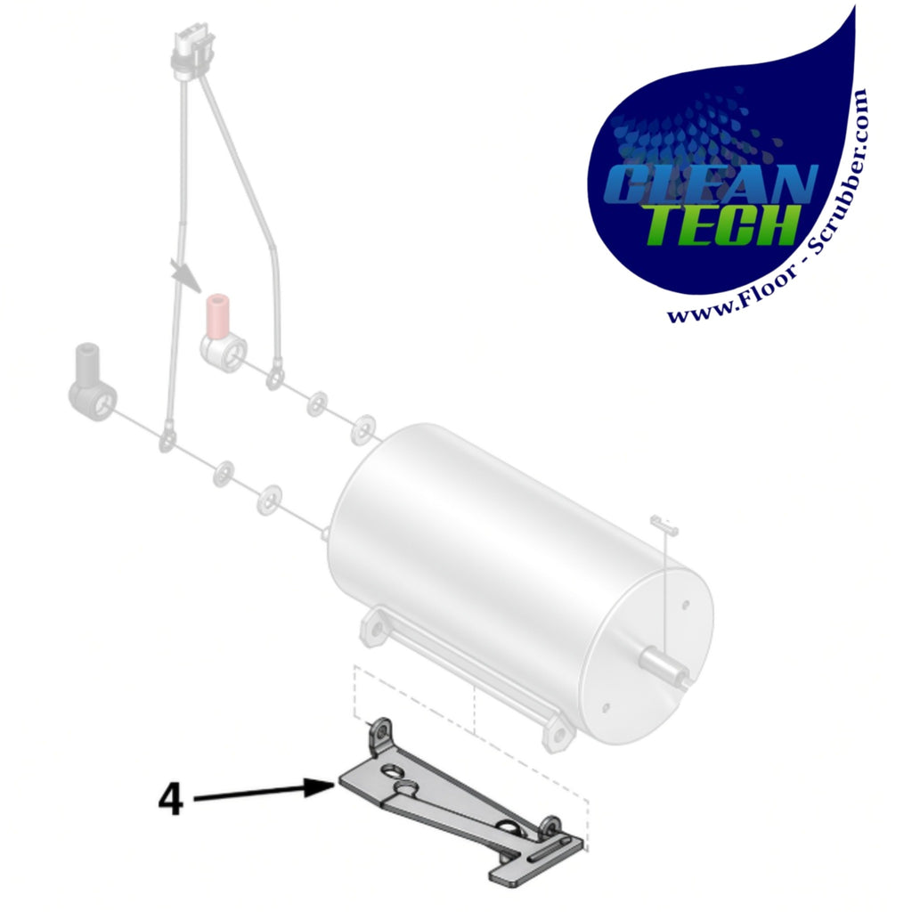 Tennant 1044386 4042140 Bracket, Mtg, Motor
