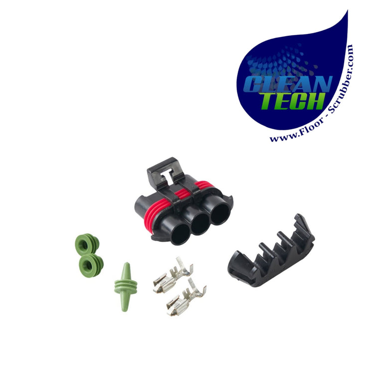 Tennant 1047186 4043067 Connector, Fem, 3 Recept [mp630]