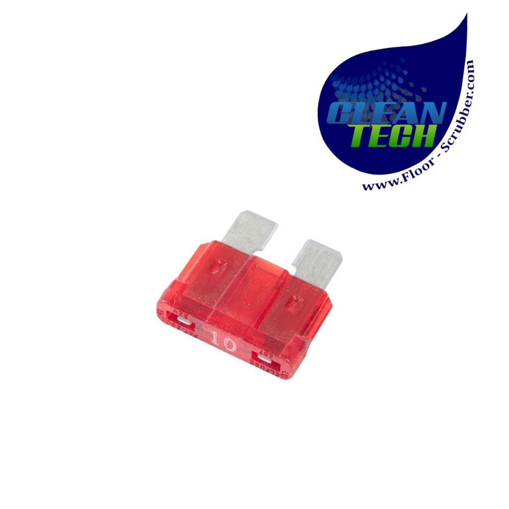 Tennant 1047470 4043084 Fuse, Blade, 010a, 32vdc, Red
