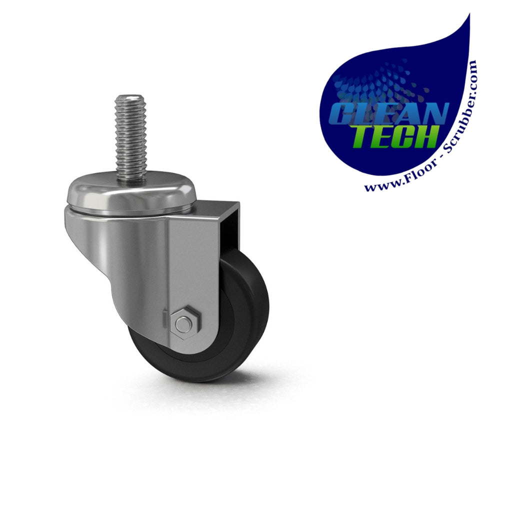 Tennant 1073476 4044538 Caster, Swivel, 50mmd, M10 X 30, Clr Pl