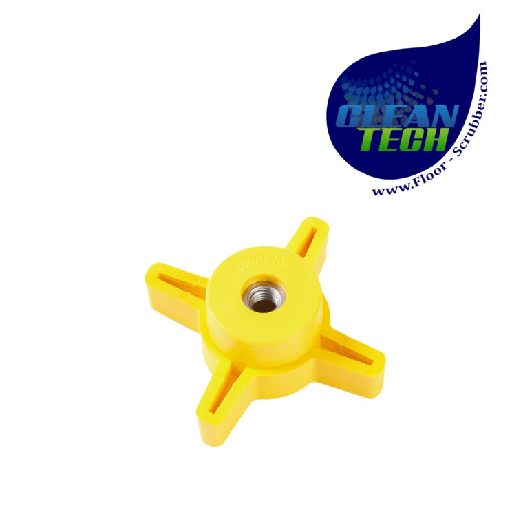 Tennant 1074204 4044825 Knob,star,2.75d 4ear 1.1l M8x1.25,thru,y