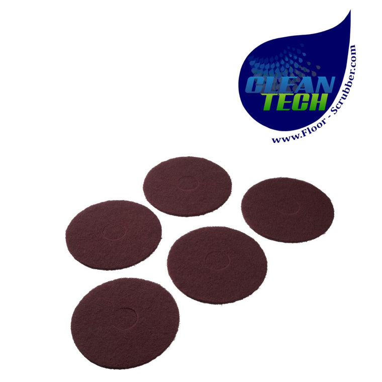 Tennant 1243666 4216987 Pad, Surf Prep, 13.0d Maroon[1pick=1ctn]