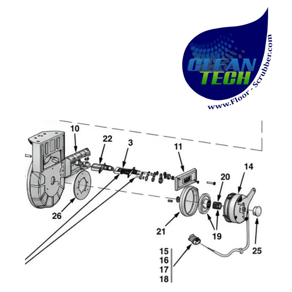 Tennant 372877 8004145 Guide, Brushholder, Slip Ring [amer