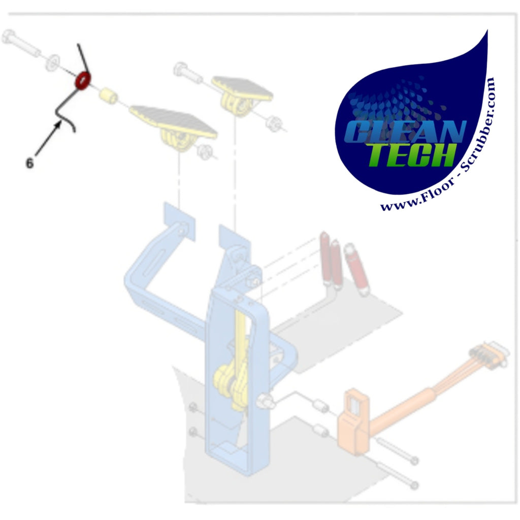 Tennant 1064665 8005628 Vr, Spring, Tors, 0.55id .05wir 04.0coil